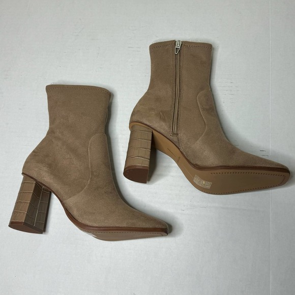 Dolce Vita Taupe Petya Bootie NEW Size 10 - Picture 5 of 9